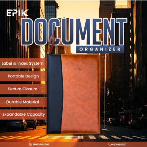 Epik Luxury Document Organizer 16/10  Brawn